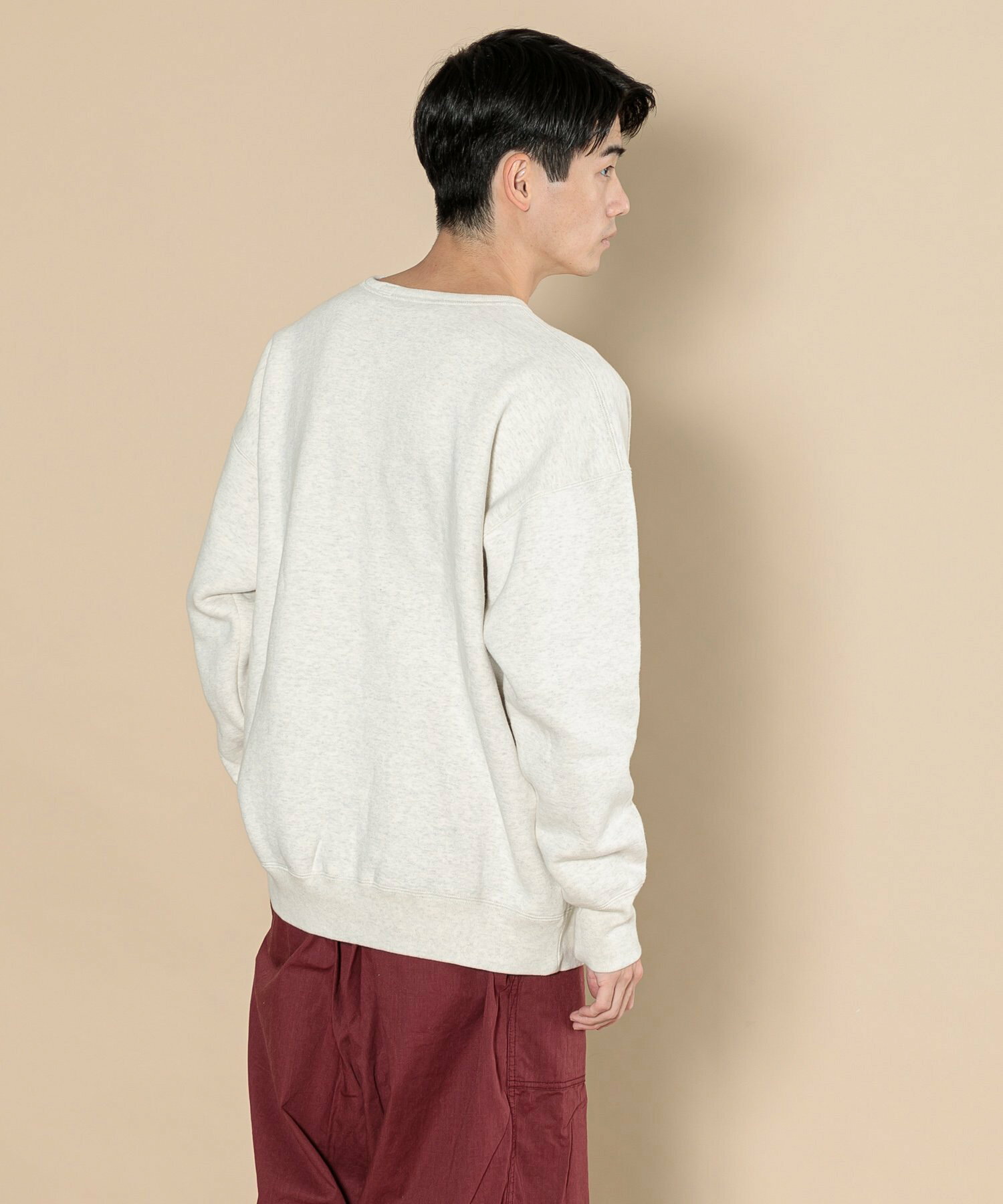 YOUNG & OLSEN TDS 別注SIMPLE V SWEAT OVERSIZE
